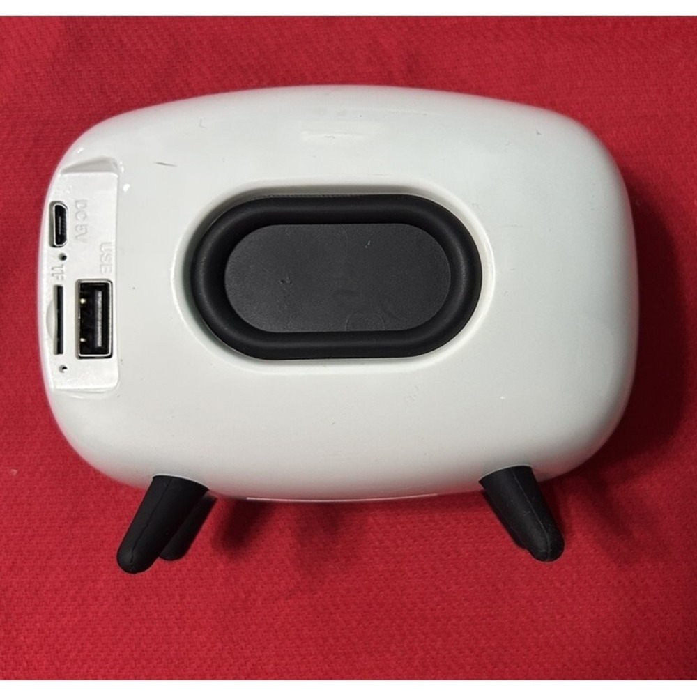 Crosley CR3039A- WH Retro Style Rondo Bluetooth Speaker White - New - Picture 8 of 8